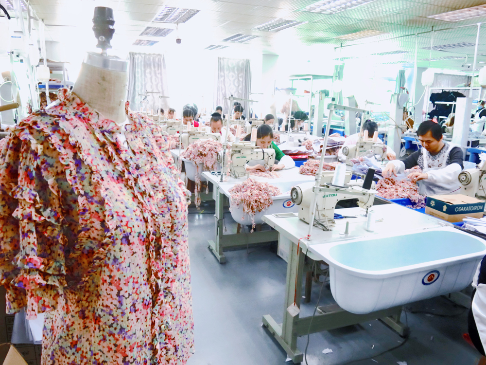 ODM clothes factory. 